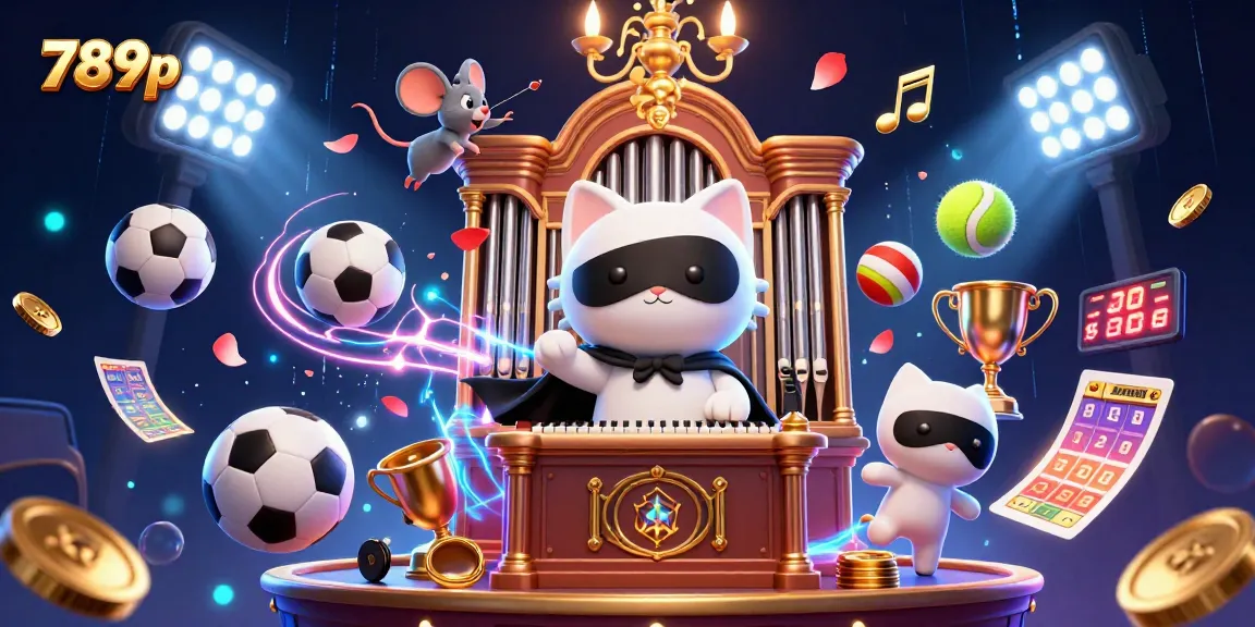 Engage with thrilling casino vibes through the captivating 789p illustration featuring dynamic games and enchanting characters.